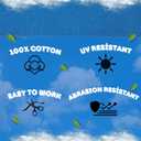 Cotton Webbing 2" & 1.5'' & 1" - 5 Yards - 50+ Colors -%100 Natural Cotton - Turkish Woven - Heavy 1 Inch 1.5 Inch 2 Inch Blue Canvas Webbing for Sewing Straps Bag Climbing Indoors Craft DIY 11404 (Blue)