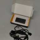 EZDIY-FAB 12V to 5V RGB Converter, 3-Way Splitter, SATA Connector, 50 Color Modes, 100x 5V LEDs