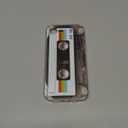 Case for iPhone 16e Matte Finish Heavy Duty Soft Back Cover with Reinforced Corners TPU Soft Bumper Retro Cassette Tape Case Compatible with iPhone 16e