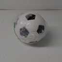 Soccer Ball Size 2,3,4,5 with Pump Needle Classic White Black Thicker PU Tight Weaved Suitable for Youth Boy League Game Trainning Practice or Gift