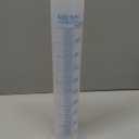 500ml Plastic Measuring Graduated Cylinder, Polypropylene Plastic, 2-Sided Marking, Ideal for Science, School and Home Lab, HUAOU, Pack of 1