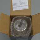 Bedside Glass Water Carafe Set with Cup, Glass Carafe with Lid Mouthwash Cups for Bedroom Bathroom Juice Wine Milk 19oz (Clear)