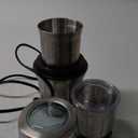 Secura Electric Coffee Grinder and Spice Grinder with 2 Stainless Steel Blades Removable Bowls