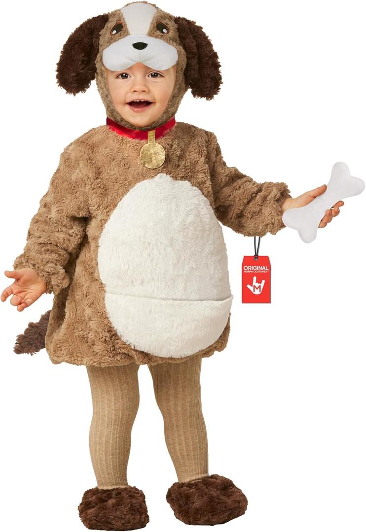 Morph Puppy Dog Costume for Toddlers - Cute Halloween Outfit for Boys and Girls - Adorable Puppy Toddler Costume (1-2 Years)