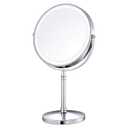 8" Lighted Makeup Mirror, 10X Makeup Mirror with Lights, Double Sided Dimmable Magnifying Mirror with Light, Rechargeable and Brightness Adjustable, Cordless Vanity Mirror with Lights