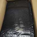 LANGXUN Universal Trampoline Repalcement Safety Pad, 8ft 10ft 12ft 14ft 15ft 16ft Waterproof Surround Spring Foam Cover for Round Frame (Black)