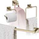 Amerock | Golden Champagne | Appoint | Towel Bar | 24 inch (610 mm) | 1 Piece | Bathroom Accessories