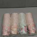 Maxcheck 100 Pcs Pink Christmas Paper Cups 9 oz Disposable Pink Snowflakes Elk Xmas Coffee Cups Hot Drink for Xmas Holiday Party Drinkware Supplies Hot Tea Cold Beverage Cocoa (Cute Style)