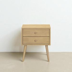 NTC Lux Nightstand with 2 Drawers, Featuring Adaptable Design, 150 lbs Load Capacity, Water-Resistant, Elevate Your Space, Easy Assembly - Sand 13.8"D x 17.7"W x 21.5"H