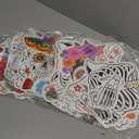 6 Pcs 51 Inches Large Halloween Jointed Skeletons Paper Cutout Day of The Dead Jointed Skeletons Hanging Decorations Dia De Los Muertos Party Supplies for Outdoor Mexico Sugar Skull Decor