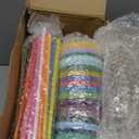 Honeydak 50 Pcs 24oz Christmas Cup Tumbler with Straw and Lid, Bulk Christmas Gifts, Holiday Reusable Plastic Cups, Water Bottle, Iced Coffee Travel Mug Cup for Party (Xmas Words and Patterns)