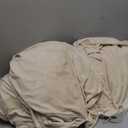 Arfntevss Sectional Recliner Couch Covers Velvet Corner Sectional Sofa Cover for Reclining Couch Stretch Soft L Shape Recliner Slipcover Thick U Shaped Washable Protector (5 Seat Cover, Beige)