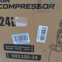 Ultra Quiet Air Compressor, Only 60dB, 6.4 Gallon Tank, Oil-Free, 110V/60Hz 2HP, 6.71CFM@115PSI, Air Compressor Perfect for Spray Painting, Auto Repair, Tire inflation, Woodwork Nailing