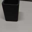 Matte Black Tumbler Cup for Bathroom, Toothbrush Holder for Vanity Countertop Makeup Brushes Holder Pen Container Organizer Resin