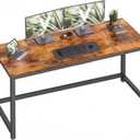 VASAGLE Computer Desk, Steel Frame Gaming Desk for Home Office, 55.1 Inch