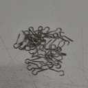 Aexit Lamp Wire Screws & Bolts 3.5mm Thread 60mm Length Metal Screw Hook Silver Tone Self-Drilling Screws 48 Pcs