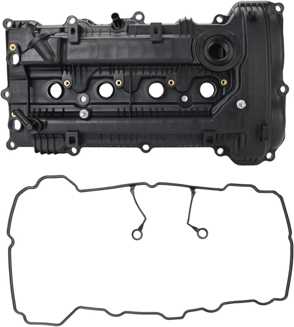 WATERWICH Valve Cover with Gasket Compatible with Hyundai Elantra 2011-2016, Elantra Coupe 2013, Elantra GT, Kia Soul 2012-2013 1.8L 2.0L Replacement for 224102E000 22410-2E000
