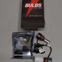 𝟫𝟢𝟢𝟦/𝖧𝖡𝟣 Bulbs 6500K Cool White, Backup Plug-N-Play with Cooling Fan Waterproof Off Road Lights, Pack of 4