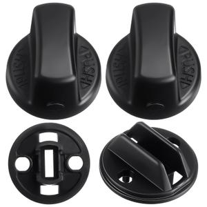 Threlaco 2 Sets Ignition Key Knob Push Turn Switch Compatible with 2007-2014/Mazda CX-9, 2007-2012/Mazda CX-7, 2006-2007/Mazda Speed 6, Ignition Cover Replaces D461-66-141A-02 D6Y1-76-142 D46166141A02