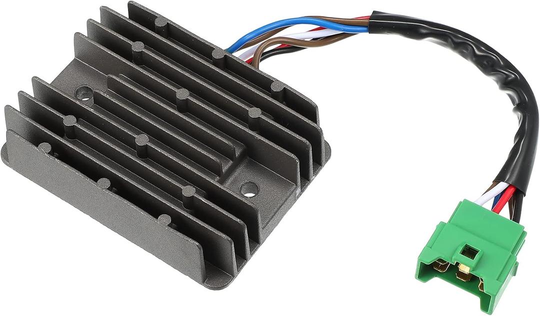 X AUTOHAUX Alloy Voltage Regulator Rectifier for Honda GX270 GX440 GX630 GX660 GX690 Engine Replace 31750-Z2E-803 31750Z2E803 6 Wires 6 Pins