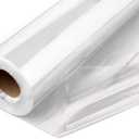 Purple Q Crafts Clear Cellophane Wrap Roll 16 Inches Wide 200 Feet Long Thick Cellophane Roll for Baskets Gifts Flowers Food Safe Cello Rolls. (16" x200')