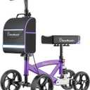 BlessReach Knee Scooter for Adults for Foot Injuries, Dual Braking System