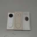 Google Nest Doorbell (Wired, 3rd Gen) - 2K Video and Gemini, Live View, Night Vision, 2-Way Audio - Works with Google Home - 2025 Model - Snow