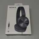 Sony MDR-ZX310AP ZX Series Wired On Ear Headphones with mic, Black