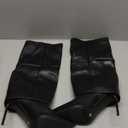 Oiamenne Women's Fold Over Boots Knee High Boots for Women Pointed Toe Stiletto Heel Long Boots Sexy Tall Boots Slip On Fall Winter boots (us size 9)