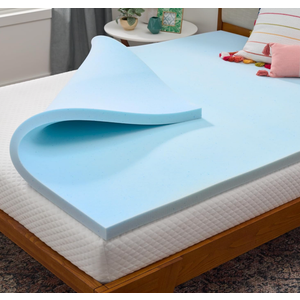 Linenspa Memory Foam Mattress Topper, Full XL Size - 2 Inch Gel Infused Memory Foam - Plush Feel - Cooling and Pressure Relieving - CertiPUR Certified