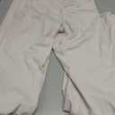 Sunzel Flare Leggings, Crossover Yoga Pants with Tummy Control, High-Waisted and Wide Leg (30in Inseam, Medium, Beige)