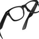 grinderPUNCH Men's and Women's Presbyopia Graduated Black Reading Glasses Lightweight Frame Lightweight Reading Glasses Spring Hinge Black