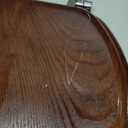 Elongated Toilet Seat Molded Wood Toilet Seat with Quietly Close and Quick Release Hinges, Easy to Install also Easy to Clean by Angol Shiold (Elongated, Brownish Yellow)