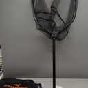 KastKing Brutus Fishing Net, Foldable Extendable Fish Landing Net, Lightweight & Portable Fishing Net with Soft EVA Foam Handle, Holds up to 44lbs/20KG, Fish-Friendly Mesh for a Safe Release (C: PVC net - Hoop Size: 19''- 20''- 18'' (extendable))