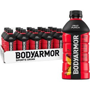 BODYARMOR Sports Drink, Fruit Punch Electrolyte Drink, 28 Oz (15 Pk) (EXP 01/10/25)