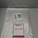 Wowfit 100 Count 9x12 Inch Clear Cellophane Plastic Bags, Resealable Self-Sealing Cello Bags Great for Clothes, Shirts, Pants, Foods, Flyers, More (9 x 12 with reinforced sides)