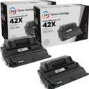 LD Products Compatible Toner Cartridge Replacement for HP 42X Q5942X High Yield (HP 42X Black, 2-Pack) for Laserjet 4250, 4250tn, 4350n, 4250dtn, 4350, 4350tn, 4250dtnsl, 4350dtn, 4250n, 4350dtnsl