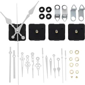 Angoily 4 Set Clock Movement Mechanism, Clock Mechanism Clock Hands Kit Quartz Clock Movement Replacement Clock Repair Parts Replacement