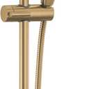 Delta Faucet ProClean Gold Hand Shower with Slide Bar, Handheld Shower with High Pressure Spray, Gold Shower System with Handheld, Lumicoat Chrampagne Bronze 51584-CZ-PR