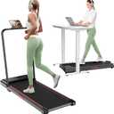 Walking Pad with Handle, 3.0HP Walking pad Treadmill, 3 in 1 Portable Under Desk Treadmill for Home,Treadmil with Handle Bar,Small Treadmills,Foldable Treadmills with Remote Control,LED Display (Black)