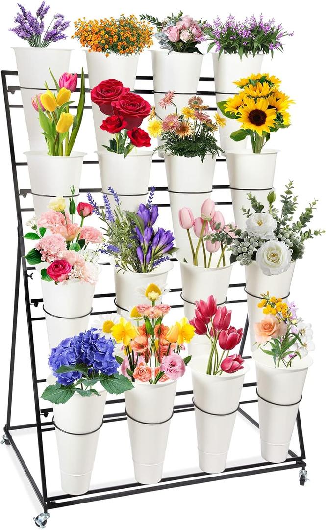 Flower Display Stand, White