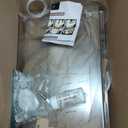 Cycodo 8 in 1 Acrylic Hamster Cage,2-Tier Dwarf Hamster Cage with Wooden Wheel & Hideout,Small Hamster Habitat with Accessories,Clear Pet Mice House(White,14" L*10" W*11" H)