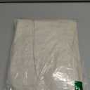 jinchan Linen Tier Curtains with Attached Valance for Kitchen Windows 36 Inch Length Farmhouse Cafe Curtains for Small Windows Light Filtering Rustic Short Drapes for Bathroom Laundry 2 Panels Beige (Rod Pocket Crude)