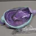 Greatever Snorkeling Gear for KidsIdeal Gifts of Kids Snorkel MaskFull Face Snorkel Mask Kids with Camera MountSafe Breathing for Enchanting Travel (A0-Cyan Purple)