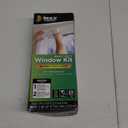 Duck MAX Strength Window Insulation Kit, Winter Window Seal Kit Fits Patio Doors & Large Windows, Heavy Duty Shrink Film Insulator, Indoor Installation, Window Tape Included, 84" x 120", Clear, 1 Pack