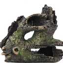 Tyenaza Trunk Aquarium, Aquarium Driftwood Ornaments Resin Wood Trunk Fish Tank Decoration Betta Fish Hideout Caves Decorations for Turtles, Reptiles (St-004c)