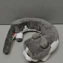 Mattel Minecraft Purring Sounds Neck Pillow, Cat Plush Toy with Sound for Travel, Comfort & Play 