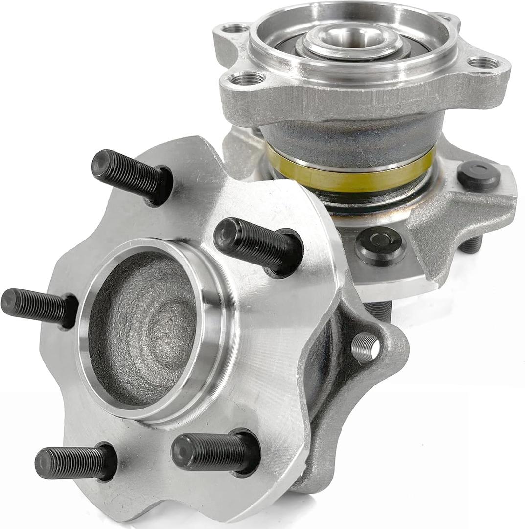 Pair 512201 Rear Wheel Bearing Hub Assembly Compatible with Nissan Altima 2002 2003 2004 2005 2006, 2004-2008 Maxima, for Nissan Quest 2004-2009, 5 Lug w/ABS (OE Size)