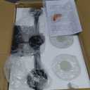 3-Lights Bathroom Vanity Light Fixtures, Modern Black Vanity Lights Over Mirror with Clear Glass Shade for Bathroom, Wall Mounted Lamp for Bedroom Hallway Living Room