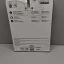 KOHLER 4636-RL-0 Cachet ReadyLatch Elongated Toilet Seat Slow Close, Soft Close Toilet Seat Quiet Lid, Contoured Grip-Tight Bumpers Installation Hardware, Apartment Essentials, White